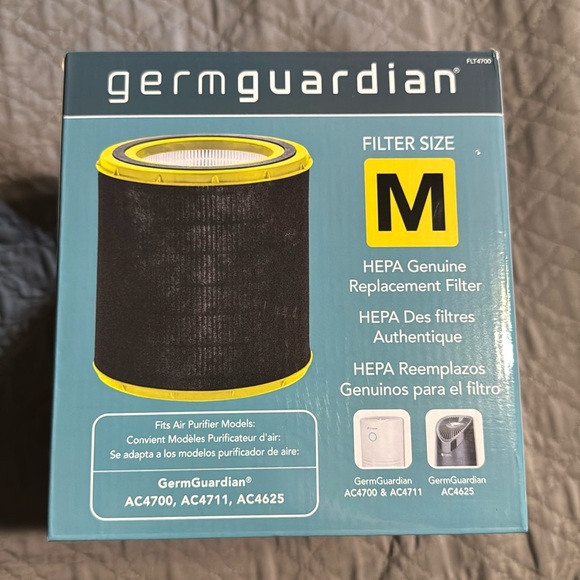 GermGuardian Filter M HEPA Pure Genuine Air Purifier Replacement Filter - Picture 3 of 7